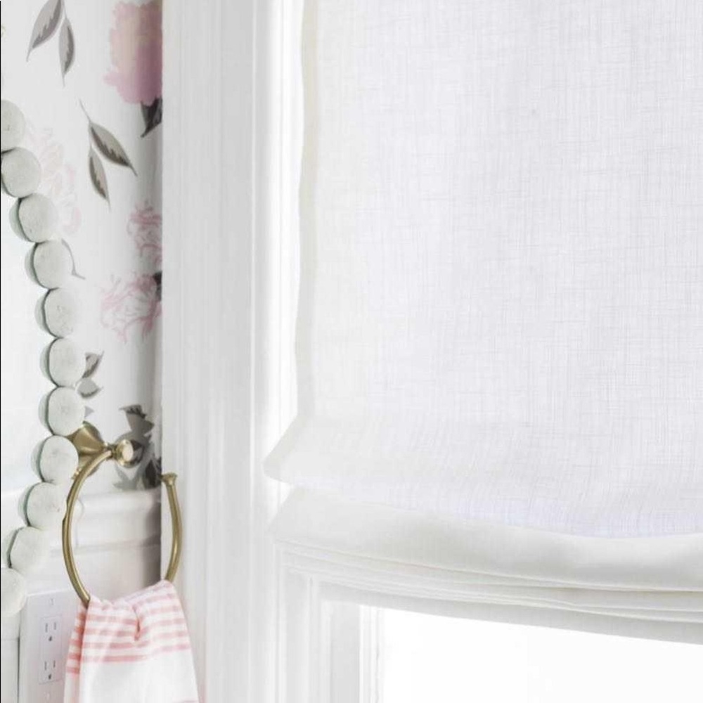 Beautiful Cozy Linen Custom Roman Shade